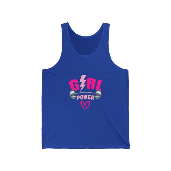 Gym Girl-Unisex Jersey Tank Top - Image 15