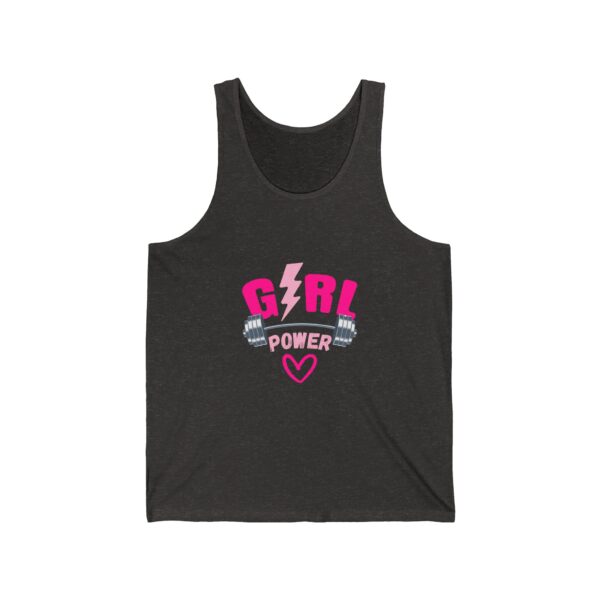 Gym Girl-Unisex Jersey Tank Top - Image 5