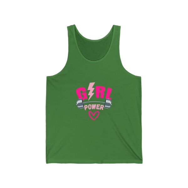 Gym Girl-Unisex Jersey Tank Top - Image 9