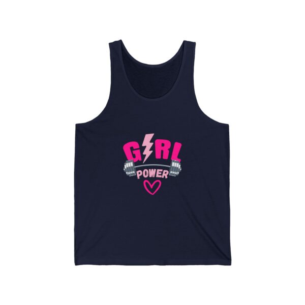 Gym Girl-Unisex Jersey Tank Top - Image 17