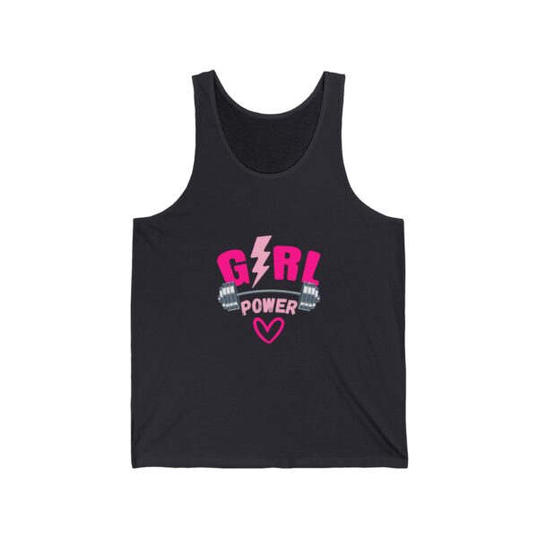 Gym Girl-Unisex Jersey Tank Top - Image 7