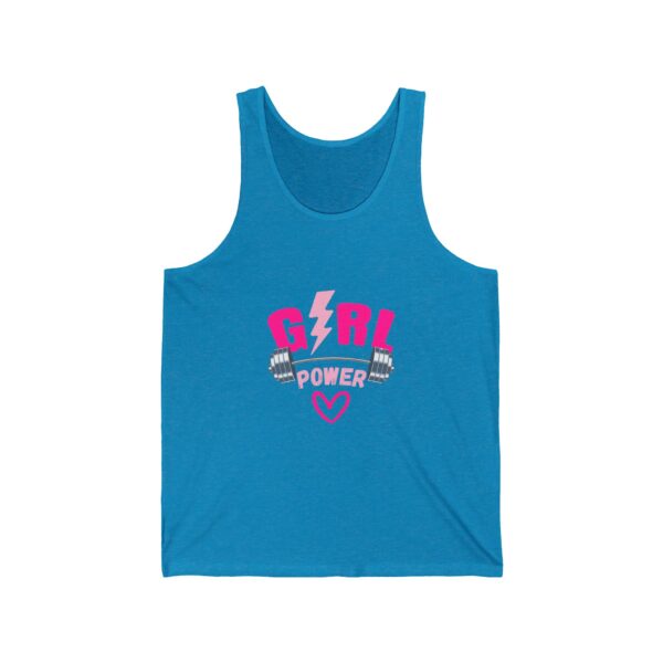 Gym Girl-Unisex Jersey Tank Top - Image 11